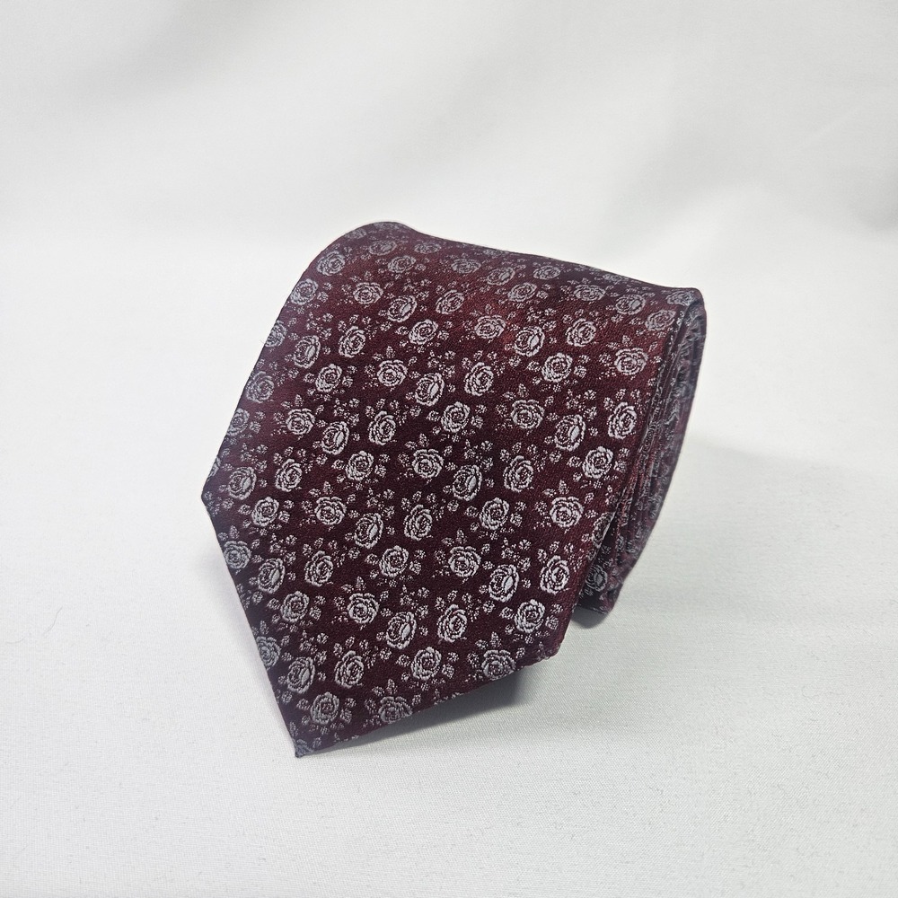 Shaquille O'Neal Extra Long‎ Men Tie Geometric Red 3.25" x 64"